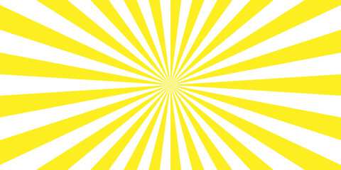 Fototapete - Abstract background with rays retro starburst orange sunlight design. Sunburst background vector illustration pattern beam rays. Spiral radial striped backdrop design.	

