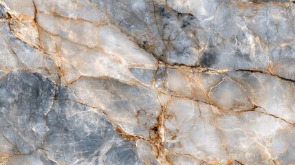 Poster - This exquisite gray marble features striking gold veins, highlighting the natural beauty of stone. Ideal for upscale applications in architecture and design, it adds sophistication to any space.