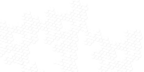 Fototapete - Abstract background with hexagons honeycomb technology texture. Hexagonal shape 3d structure light seamless geometric background. Surface polygon pattern with digital hexagon and futuristic business.	