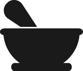 Poster - Solid Black Science Icon Element