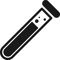 Poster - Solid Black Science Icon Element