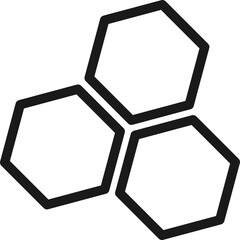 Poster - Solid Black Science Icon Element