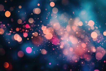 Poster - Colorful abstract particle pattern creating a psychedelic visual experience with vibrant hues and dynamic shapes, Abstract Particle of psychedelic Pattern