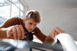 © BusinessClass by W61 - Businessman analyzing drone in office
