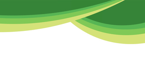 Poster - Green and white business wave banner background.Vector illustration.Eps 10