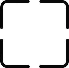 Poster - Square frame icon with rounded corners vector illustration