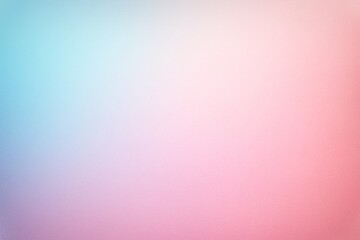 Poster - Soft pastel gradient background with pink, blue, and purple tones blending smoothly in abstract light style on minimal backdrop. Ai generative