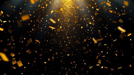Poster - A Stunning Display of Glowing Particles and Holiday Decor for a Festive Celebration Atmosphere