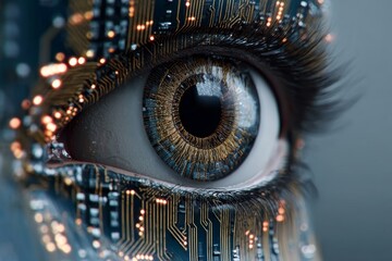Poster - Digital Domination A Captivating Conceptualization of Identity and Technology Through Eyes