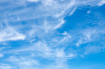 Wall Mural - white clouds in blue sky.