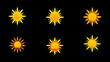 © Habibah - set of sun icons