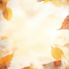 Poster - Stunning Autumn Landscape with Vibrant Fall Foliage, Golden Leaves, and Serene Nature Background