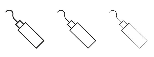 Wall Mural - periodontal scaler icon. simple element illustration. can be used for web and mobile.