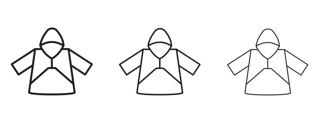 Wall Mural - nylon jacket icon. simple element illustration. can be used for web and mobile.