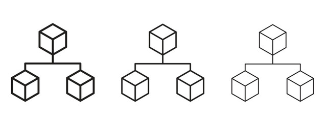 Wall Mural - modules icon. simple element illustration. can be used for web and mobile.
