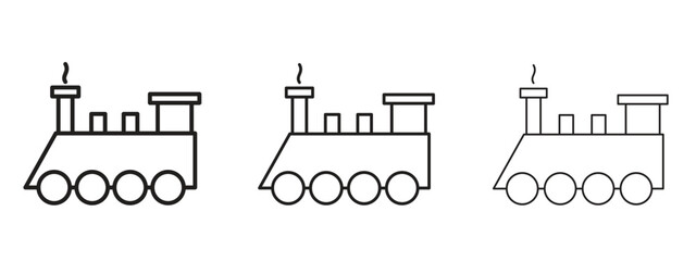 Wall Mural - locomotive icon. simple element illustration. can be used for web and mobile.