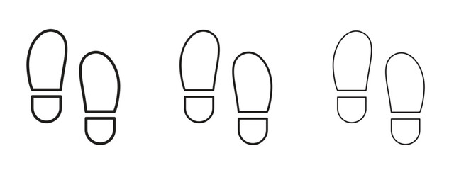 Wall Mural - footprint icon. simple element illustration. can be used for web and mobile.