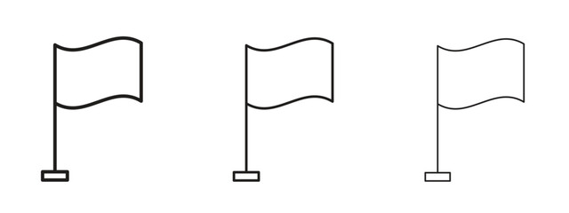 Canvas Print - flag icon. simple element illustration. can be used for web and mobile.