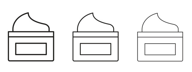 Wall Mural - facial cream icon. simple element illustration. can be used for web and mobile.