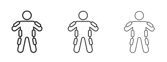 Wall Mural - exoskeleton icon. simple element illustration. can be used for web and mobile.