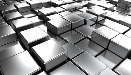 Poster - 3D abstract industrial background