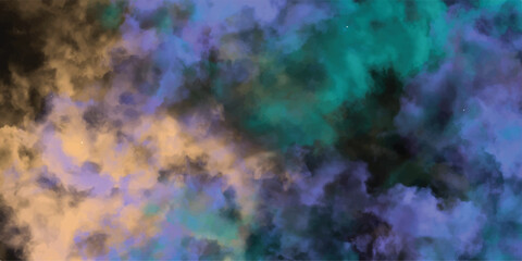 Aufkleber - Abstract watercolor background with blended colors and textural effects for artistic designs and graphic elements