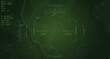 © ikonstudio - Military topographic map with drone HUD overlay. Features terrain contours, targets, coordinates, and tactical interface for surveillance, mission planning, or combat visualization.