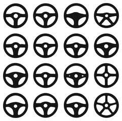 Poster - A collection of wheel designs, featuring various styles and spoke configurations. each wheel showcases a unique approach to the central hub and rim connection, offering diverse