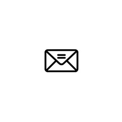 Poster - Envelope icon combined with equal sign vector illustration representing balanced communication and equality