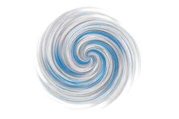 Poster - Luminous blue-white vortex spiraling dynamically, conveying powerful spinning motion against translucent backdrop