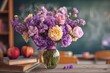 © LimeSky - Flower arrangement for the first teacher on September 1st marking the start of the school year and Teachers Day
