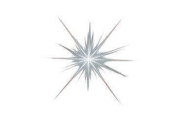 Poster - Luminous star radiating bright light beams, spreading sparkling visual energy against transparent surface