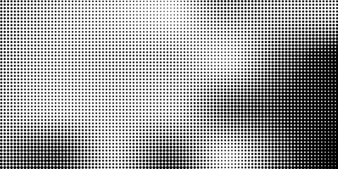 Poster - Black and white dotted halftone background. modern background vector illustration eps 10