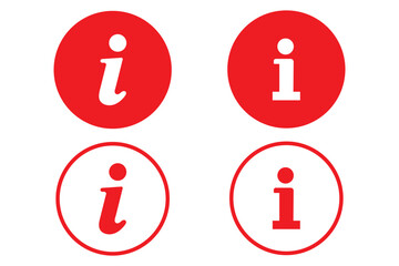 Poster - information icon set. info button. info symbol flat style. Information icon collection. Info icons Info Point Icon Black. Help Logo. Info simple set vector icon.