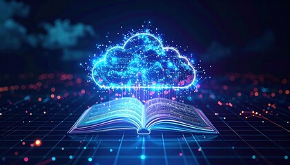 Poster - Open Digital Book with Cloud Data and Network Connections for Knowledge and Cloud Computing