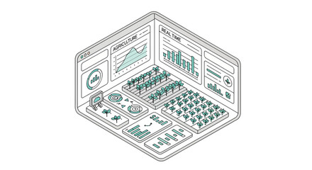smart agriculture technology control panel display