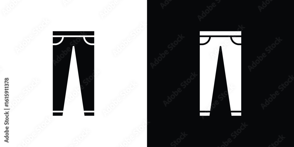 Pants icon. Vector Template. Concept Icon flat design. Stock Vector ...