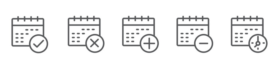 Poster - Calendar icon vector illustration. Calender sign and symbol. Schedule icon symbol