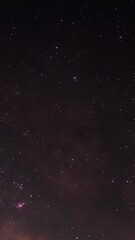 Wall Mural - milky way stars and constellations with a galaxy background - timelapse video.