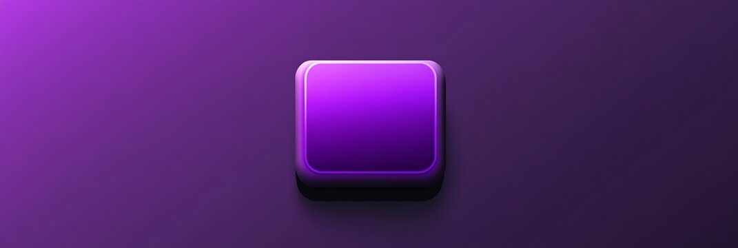 A sharp violet stop vector action icon on a smooth tech-inspired gradient