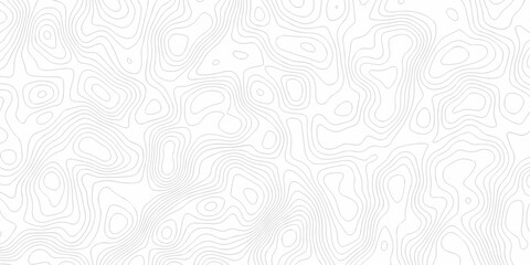 Poster - Abstract vector Lines Topographic contour lines grid map seamless pattern. Geographic mountain relief. minimal lines background. Contour maps. illustration, Topo contour map design.	