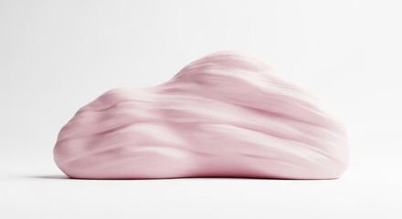 Poster - Pink Abstract Stone Product Display - Elegant pink abstract rock formation, perfect for showcasing products. Symbolizes serenity, creativity, uniqueness, sophistication, and modern design