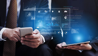 Poster - Data dashboard and analytics system supports business, analytics, and data insights through centralized charts, statistics, and monitoring interface Vouch