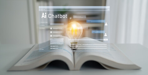 Poster - AI chatbot using prompt engineering and LLM deep learning delivers explainable generative AI for smarter, more efficient business support. Latch