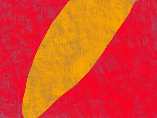 Poster - Abstract gradient red yellow texture in smooth shapes background