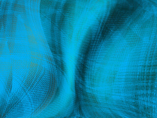 Poster - Abstract blue soft texture background with smooth shapes pattern.