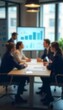 © Raihana - Generative AI: Strategic Business Meeting Focused on Data Visualization and Future Growth in
