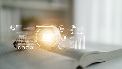 Poster - AI assistant with LLM, big data, machine learning, and generative AI powers prompt engineering and supports agentic AI for advanced business applications. Latch