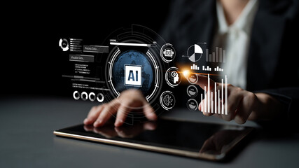 Poster - AI assistant with LLM, big data, machine learning, and generative AI powers prompt engineering and supports agentic AI for advanced business applications. Latch