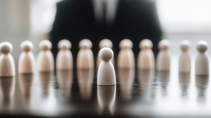 Poster - Individual person representing the central figure in a strategic innovation hub for collaborative idea generation